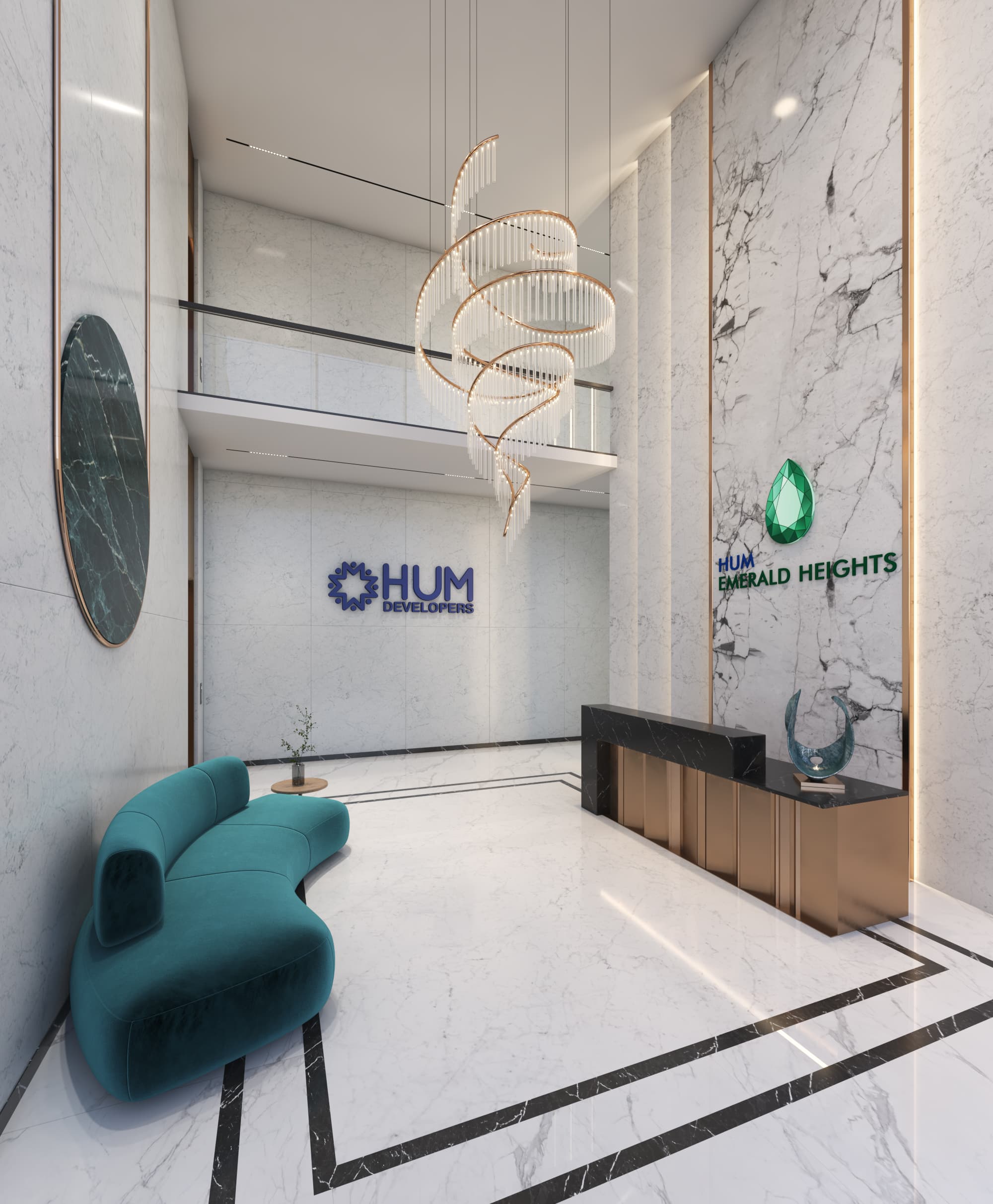 Living room at HUM Emerald Heights