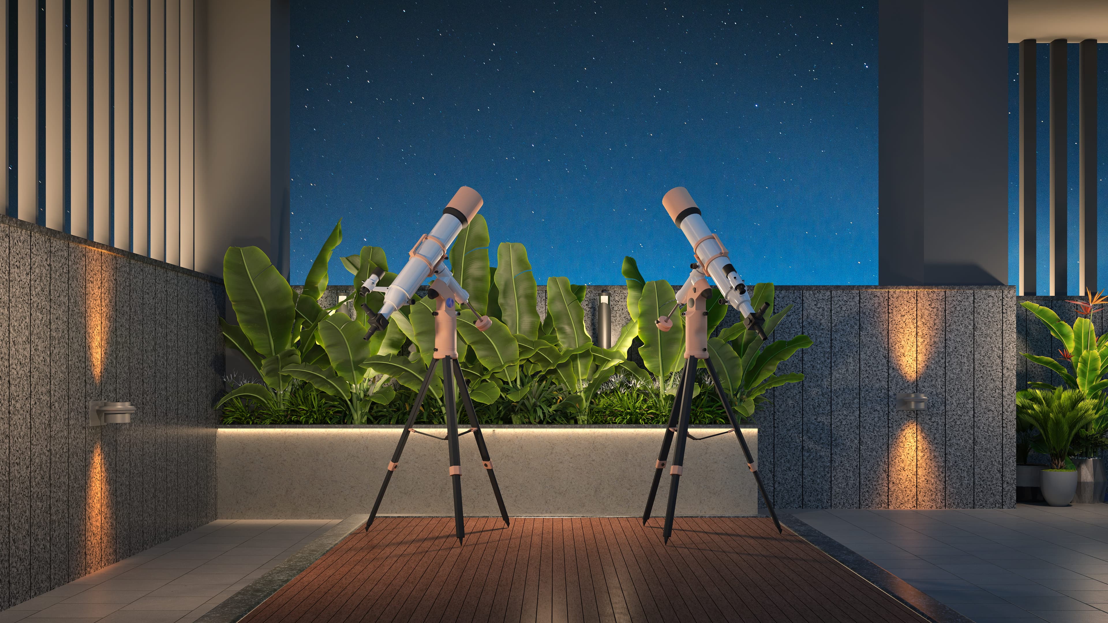 Star gazing deck at HUM Emerald Heights
